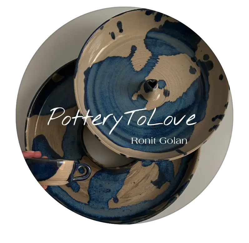 סדנאות קרמיקה, PotterytoLove, רונית גולן, ציור על כלים, יצירת כלי קרמיקה בהתאמה אישית